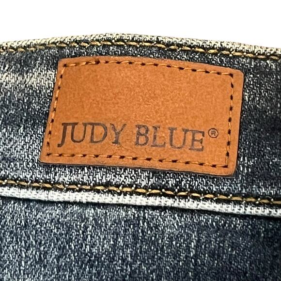 Judy Blue High-Rise Bleach Splash Boyfriend Jean Size 27 - Picture 3 of 8